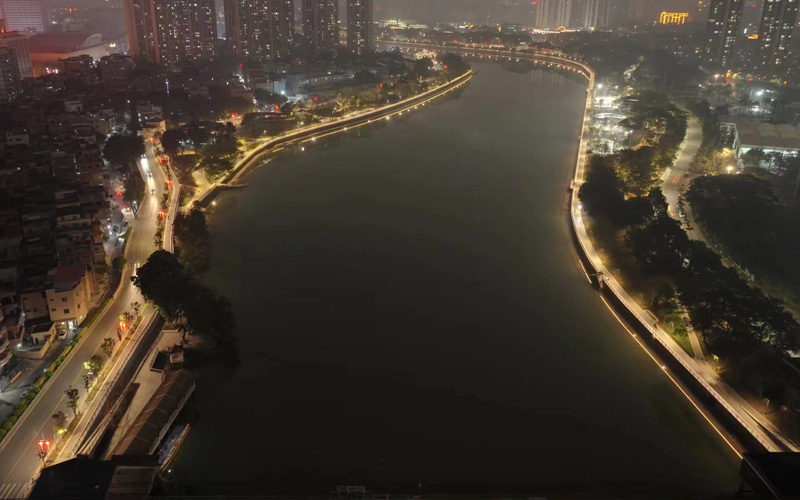 東莞市三江六岸濱水岸線示范段項目二期工程(莞城段)景觀照明工程